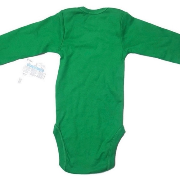 Gerber Christmas One Piece Long Sleeve Snap Bodysuit 3-6Months Dear Santa, - Picture 2 of 5